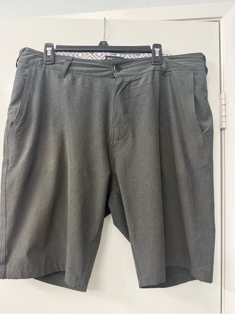 Gray Men's Dress Shorts
